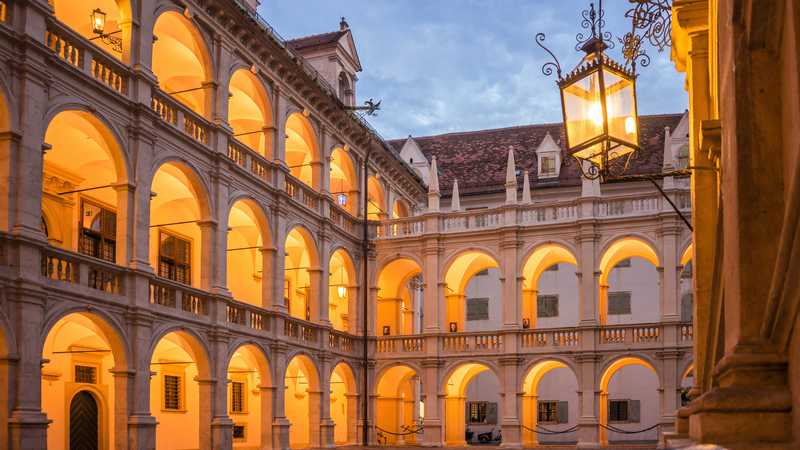 courtyard-palace-sunset